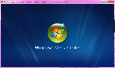 Windows 7 の Windows Media Center