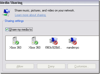 xbox から PC