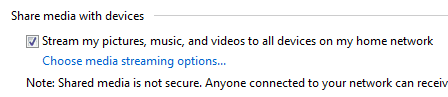 Windows 7 を PC にストリーミング