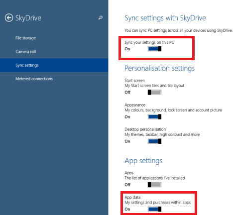 Windows 8.1、リーディング リスト、アプリ、後で読む、共有、コンテンツ、同期