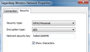 Wi-Fi キー Windows 7