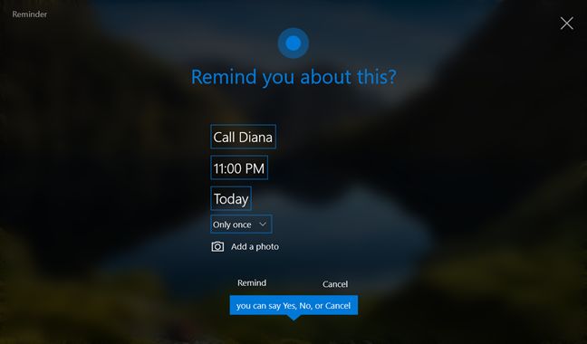 Windows 10、Cortana、ロック画面、有効化、使用