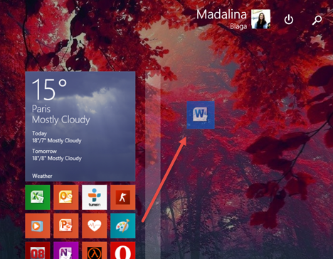 グループ、ショートカット、Windows 8.1