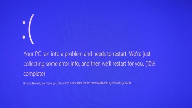 Windows 10、ブルー スクリーン オブ デス、BSOD、エラー、コード、QR コード