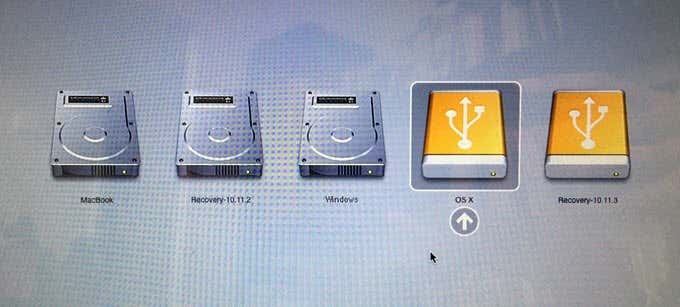 OS X 起動オプション