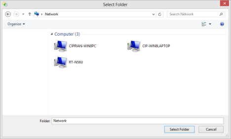 Windows 8 - ネットワーク ドライブと場所でファイル履歴を使用してデータをバックアップする方法