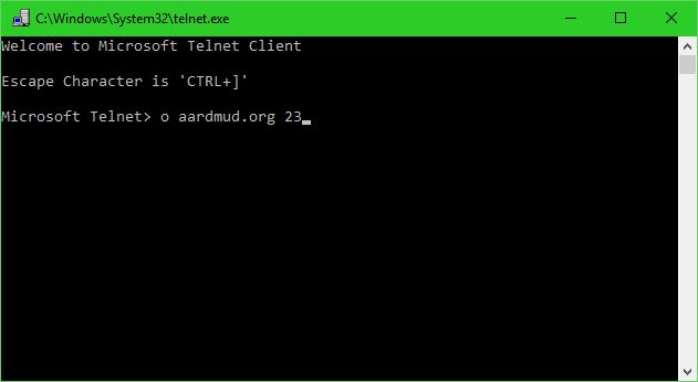 Telnet クライアント、インストール、開始、コマンド、接続、サーバー、切断、Windows