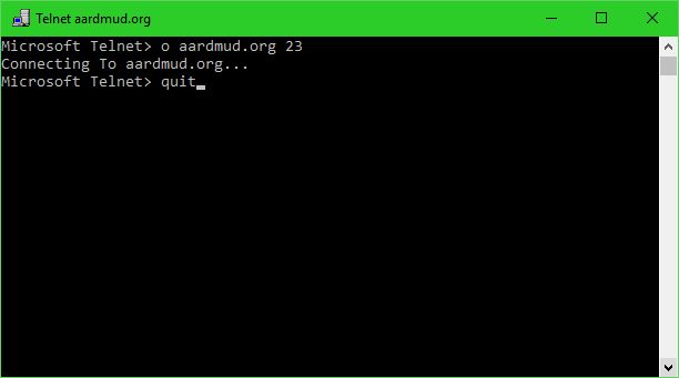 Telnet クライアント、インストール、開始、コマンド、接続、サーバー、切断、Windows