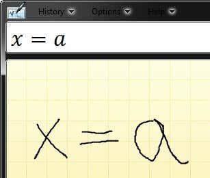 x は等しい