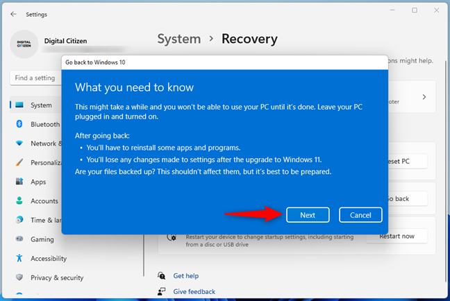 Windows 10 に戻す前に知っておくべきこと