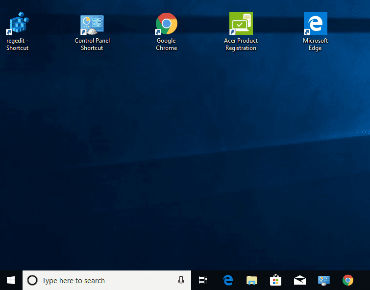 Windows 10 でデスクトップ ショートカットを作成する方法