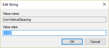 IconVerticalSpacing の値を変更します