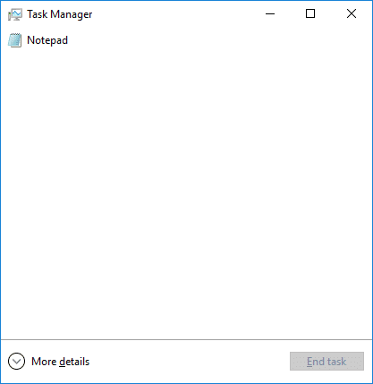 Ctrl + Shift + Esc を押して、タスク マネージャーを開きます