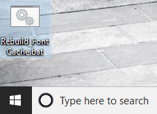 Rebuild_FontCache.bat をダブルクリックして実行します。