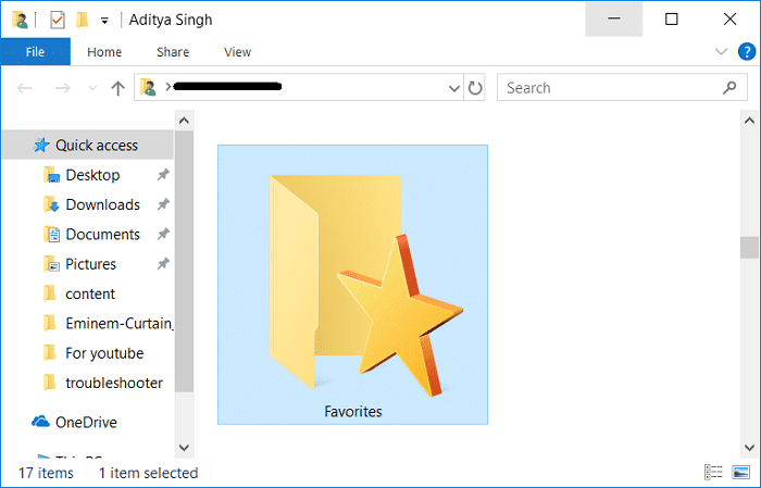 Windows 10 の Internet Explorer で見つからないお気に入りを修正する