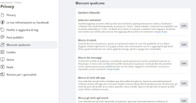 Facebookで誰かをブロックする
