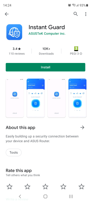 Instant Guard アプリをスマートフォンにインストールする