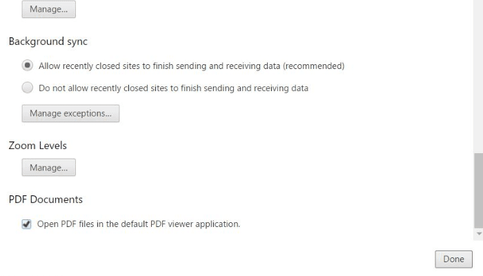 [PDF ドキュメント]の下で、チェックします。 