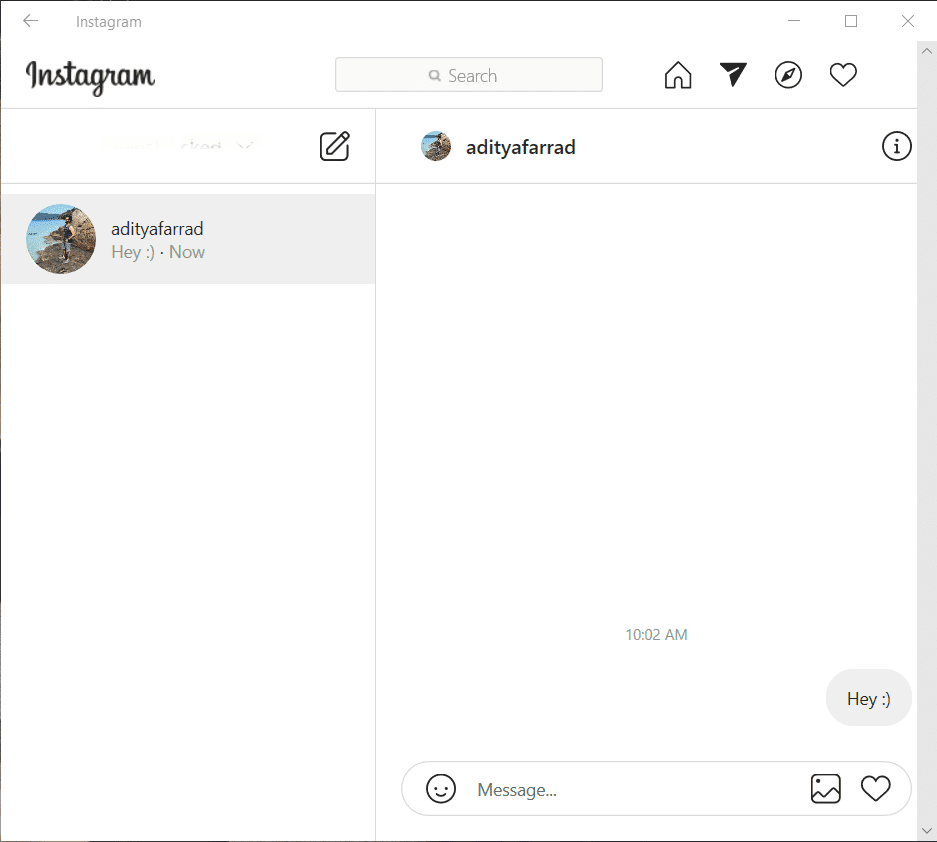 メッセージを入力して Enter キーを押すと、メッセージが正常に送信されます。