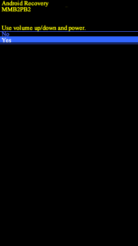 次に、[Android の復元]で[はい]をタップします。  Android が再起動ループで動かなくなる問題を修正