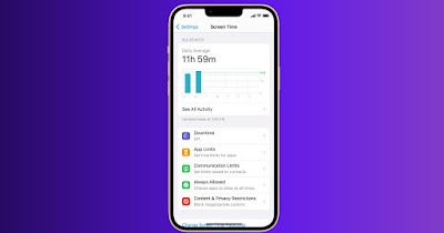 iPhoneでスクリーンタイムを使用する方法 iPhone使用時間