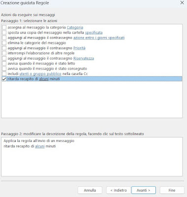Outlook クライアントをキャンセルする