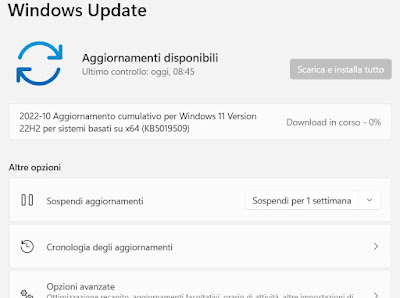 Windows Update をダウンロードする Windows アップデート