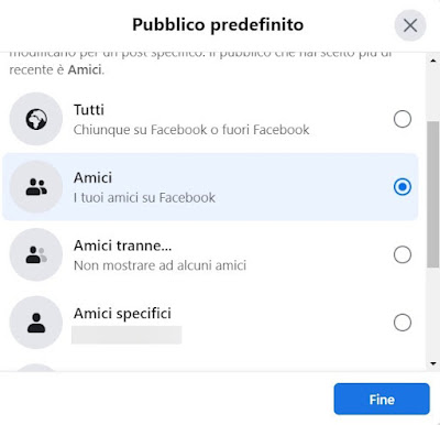 Facebookのプライバシー