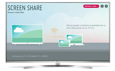 Miracast スマートテレビ Miracast接続