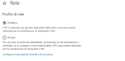 Windows 10 パブリック ネットワーク