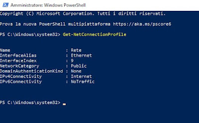 PowerShell ネットワーク スイッチ