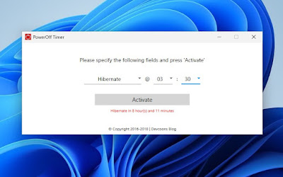 App PowerOff Timer