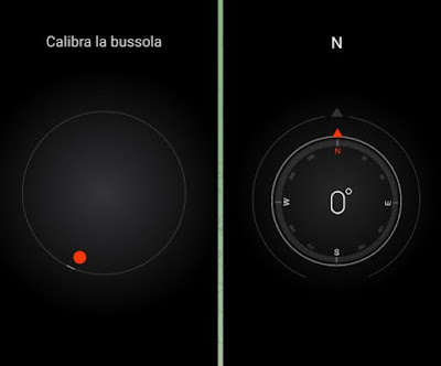 コンパスのキャリブレーション