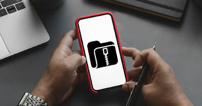 携帯電話上の RAR および ZIP ファイル