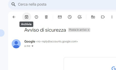 Gmail をアーカイブする