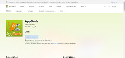 Sitio de ofertas de aplicaciones