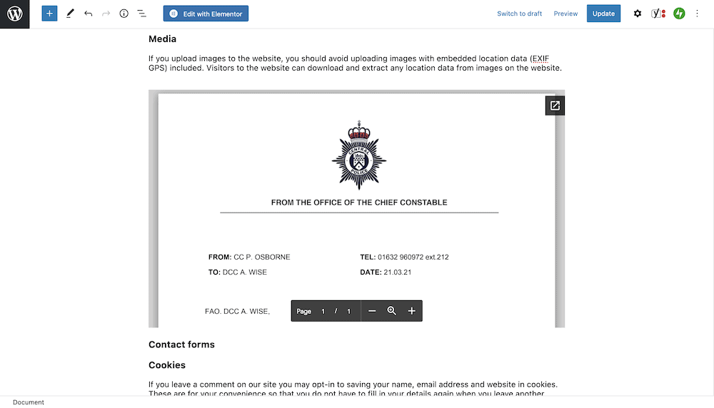 Incrustar Google Drive en un sitio de WordPress.