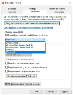 Compatibilidad con programas de Windows herramienta de cumplimiento