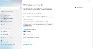 Menú de optimización de entrega Ajustes