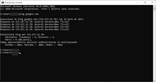 hacer ping a las ventanas