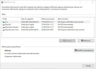 Desfragmentar y optimizar unidades de Windows
