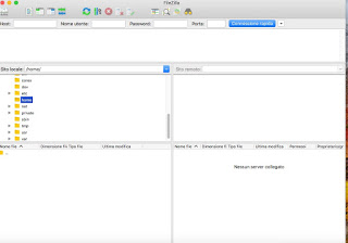 Cliente FileZilla para Mac