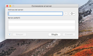 Conectar el servidor en Mac