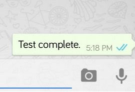 leer mensaje señal azul