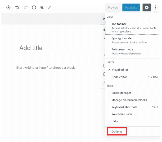 Cómo cambiar el diseño de la pantalla de edición de publicaciones en WordPress