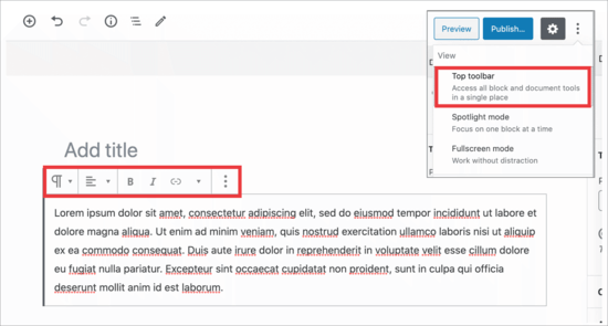 Cómo cambiar el diseño de la pantalla de edición de publicaciones en WordPress