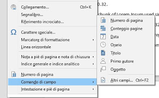 Número de página de libreoffice página de oficina libre