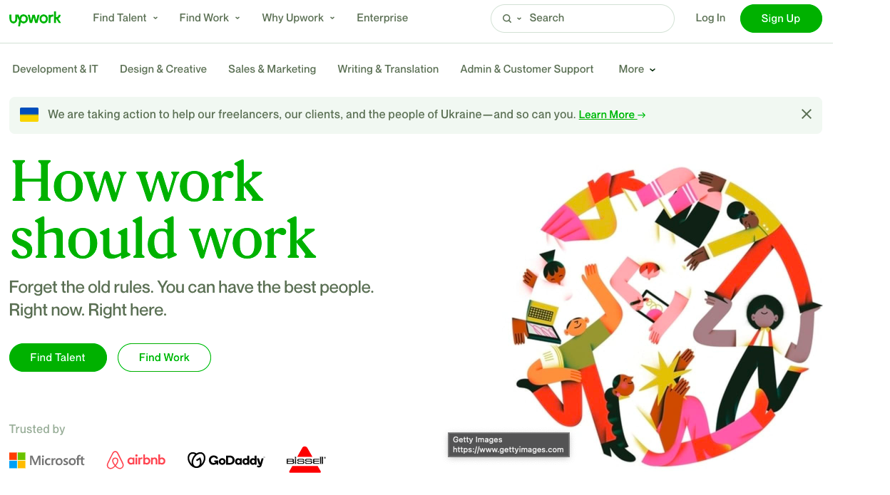 Ejemplo de AngularJS - Upwork