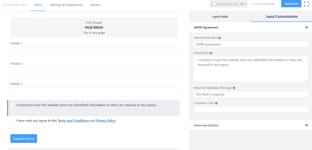 Regulaciones en formularios de varias etapas en WordPress - Recursos wp