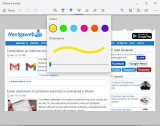 Aplicación de captura y anotación Capturar y comentar